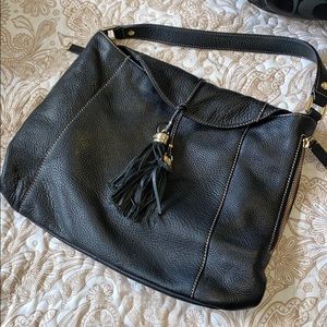 Calvin Klein leather shoulder bag